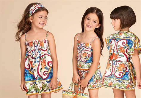 dolce gabbana kids dresses